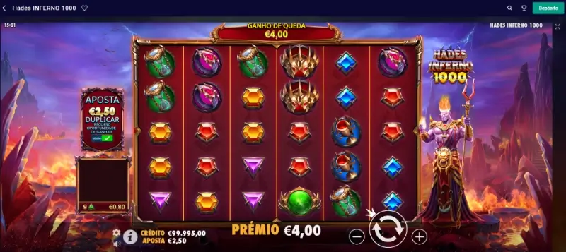 Slot machine Hades Inferno 1000 no Frumzi Casino