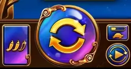 Funcionalidade de escolher 3 níveis de RTP na slot Magic Spins