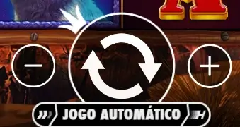 Funcionalidade para spins automáticos na slot Buffalo King Megaways