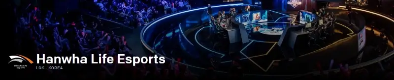 Equipa de LoL Hanwha Life eSports (Coreia do Sul)