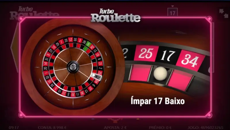 Jogo Turbo Roullette
