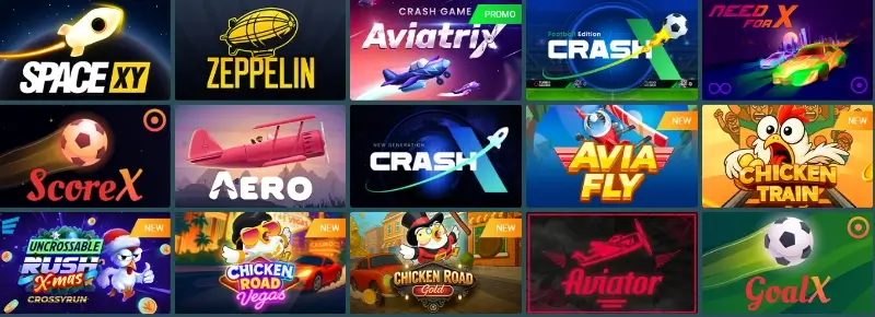 Jogos crash do 22Casino