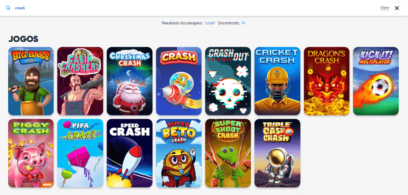 Página de jogos crash no Cazimbo casino