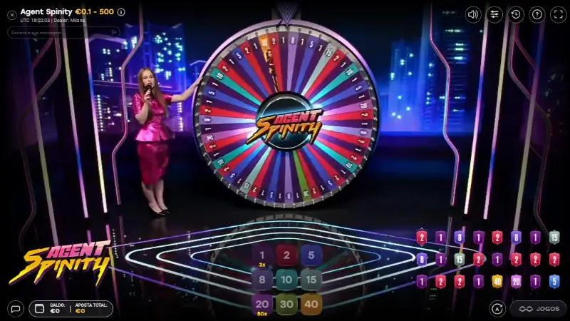 Jogo de casino ao vivo Acent Spinty no Gizbo Casino