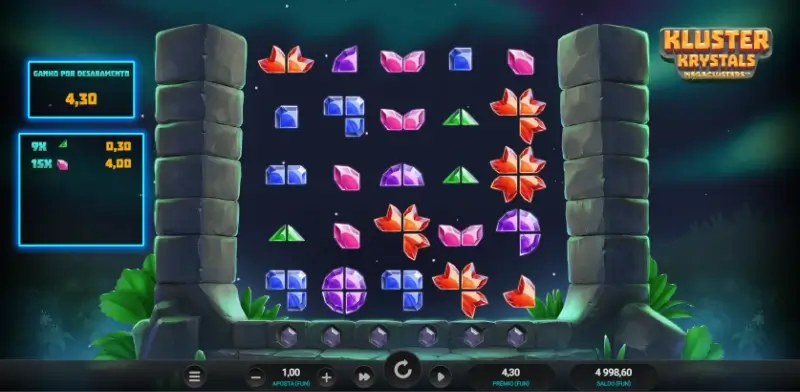 Slot machine Kluster Krystal Megaclusters