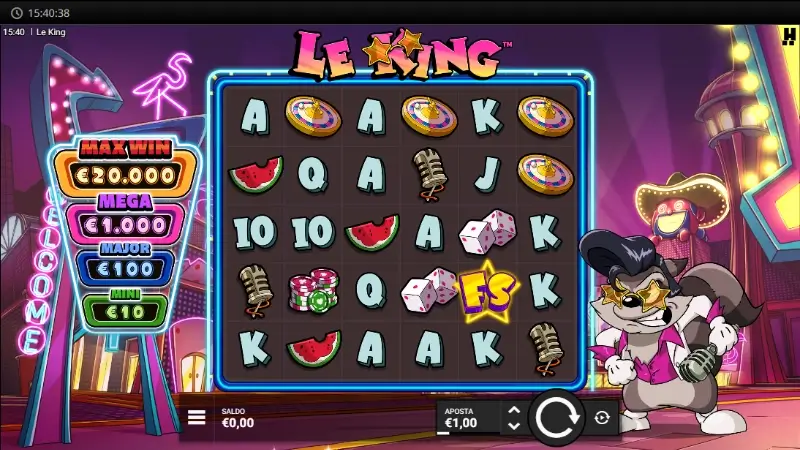 Le King slot machine