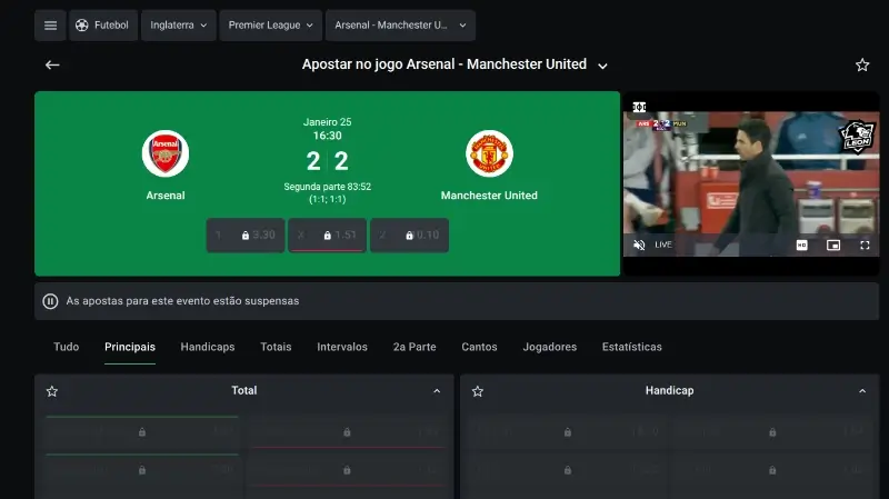 Live Streaming e Apostas ao Vivo na Leon