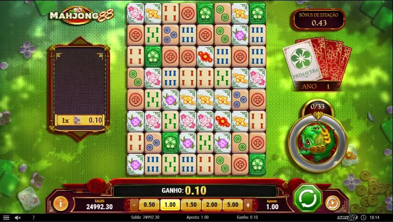 Jogo Mahjong88 no casino da Solverde