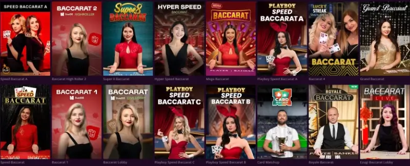 Página de casino ao vivo da Malina