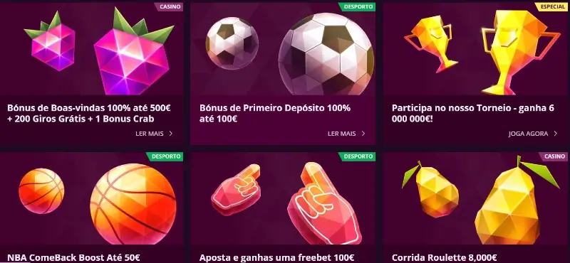 Promoções disponíveis na Malina