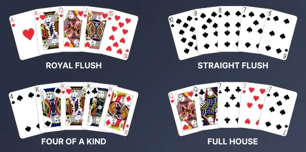 Melhores mãos de poker