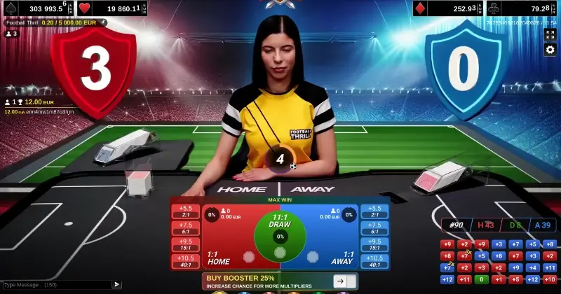 Jogo de casino ao vivo no MyEmpire