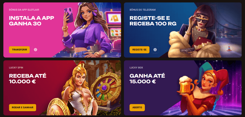 Mais promoções da SlotLair