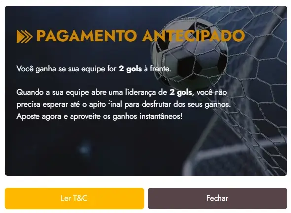 Pagamento anticipado no GrandClub