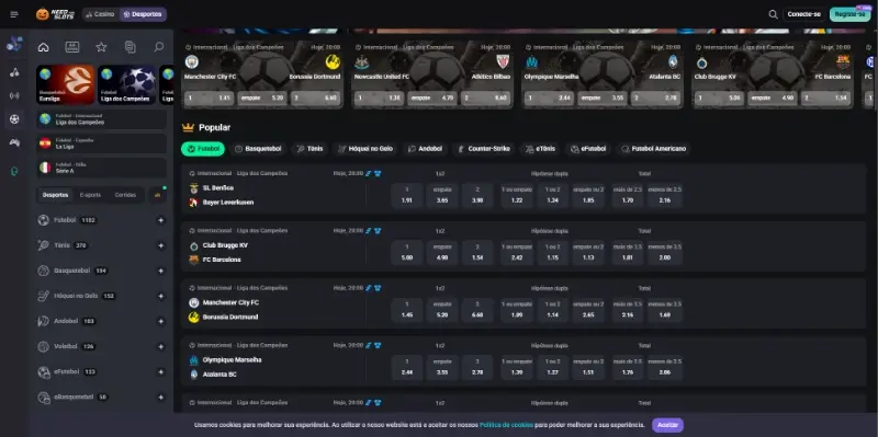Página de apostas desportivas do Need For Slots