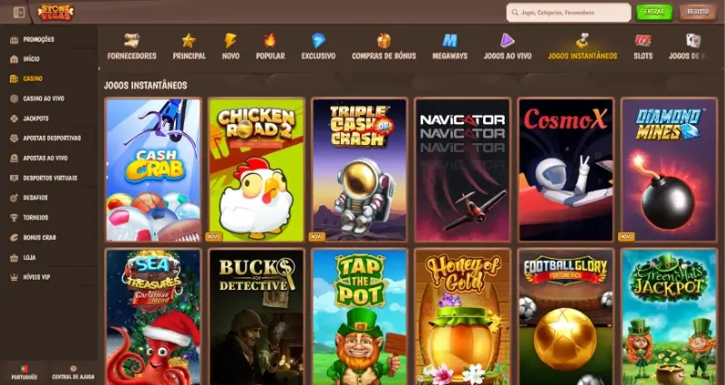 Página de jogos crash no StoneVegas Casino