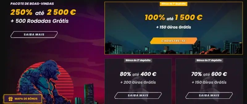Bónus e promoções no Wild Tokyo Casino