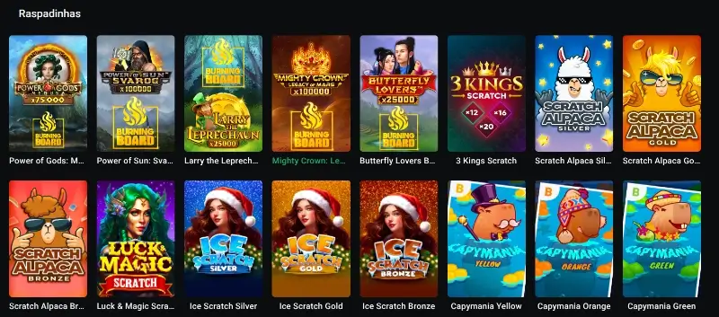 Raspadinhas casino da Leon