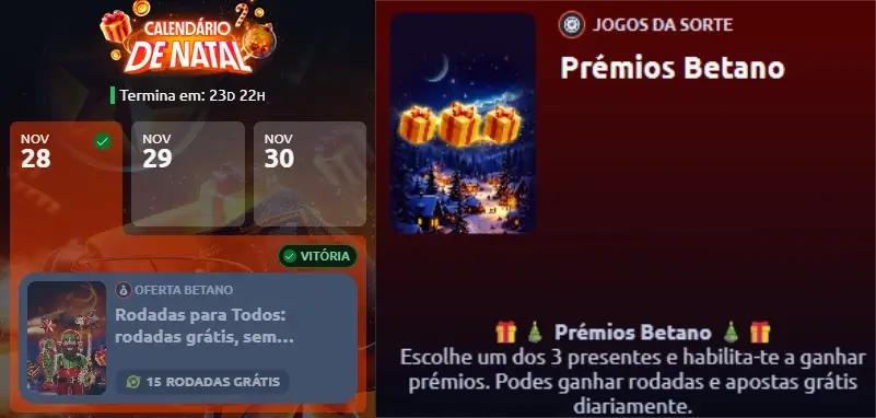 Rodadas para todos e Sorteio de prémios na Betano