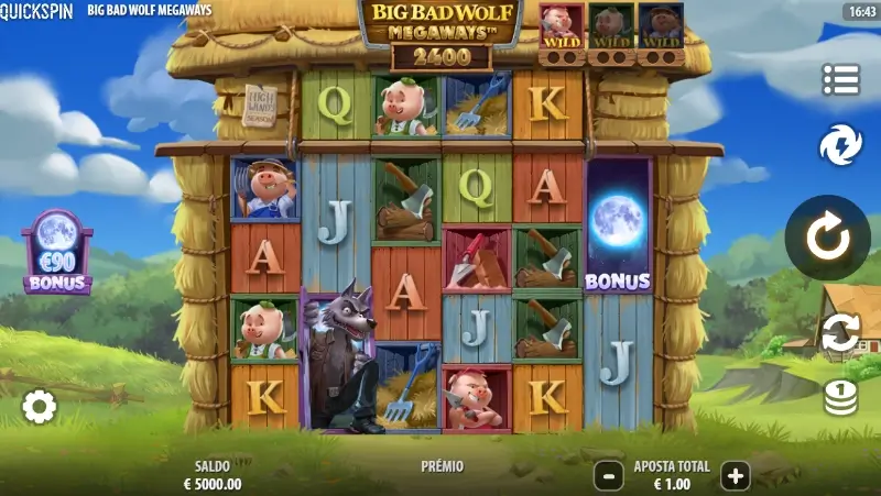 Slot machine Big Bad Wolf Megaways