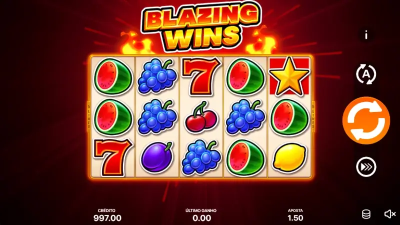 Slot machine Blazing Wins - 5 Lines