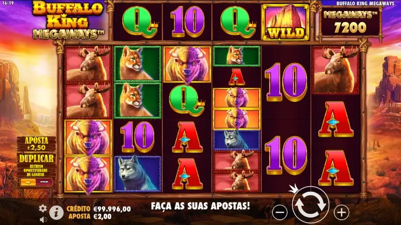 Slot machine Buffalo King Megaways