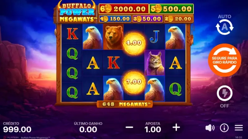 Slot machine Buffalo Power Megaways