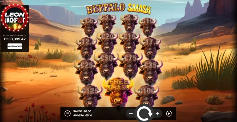 Slot machine Buffalo Smash