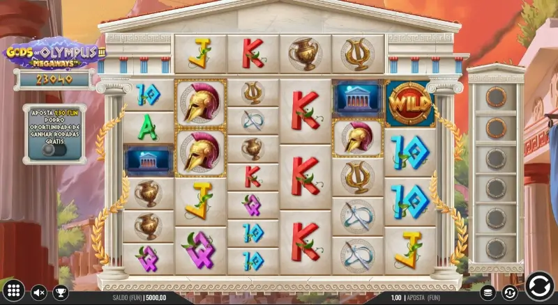 Slot machine Gods Of Olympus III Megaways