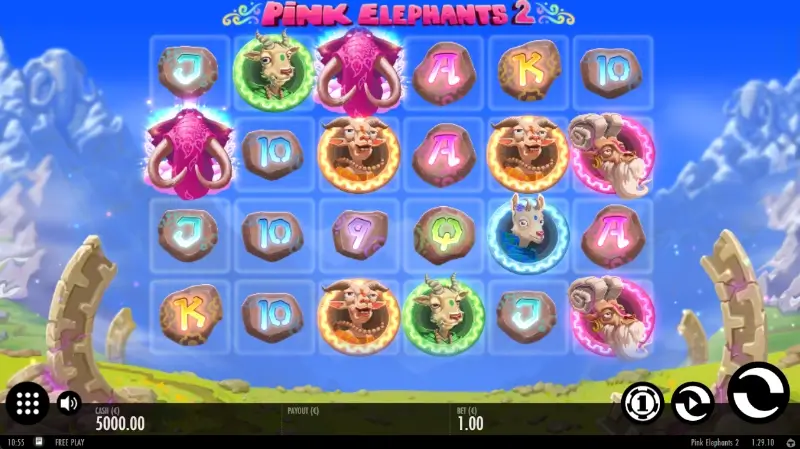 Pink Elephants 2 slot machine
