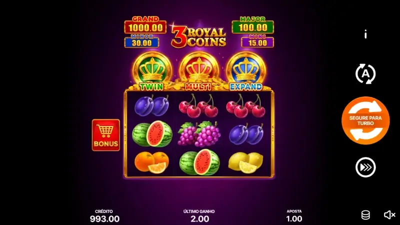 Slot machine Royal Coins - Hold & Win