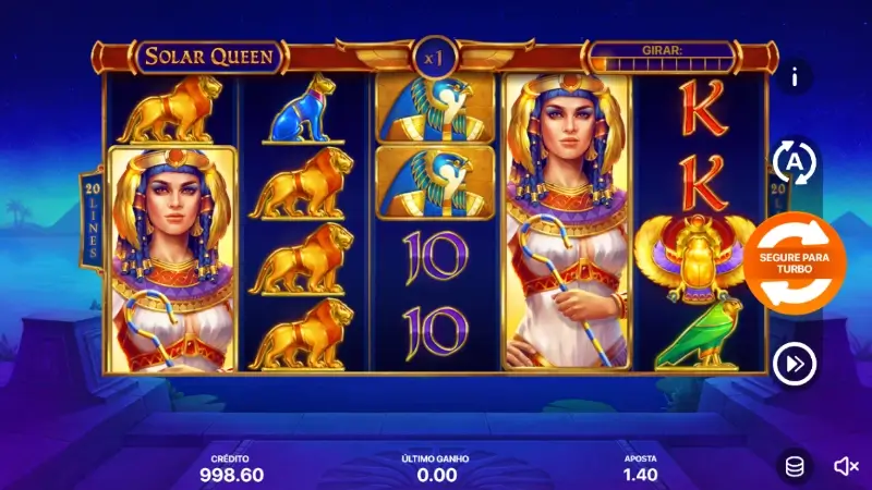 Slot machine Solar Queen