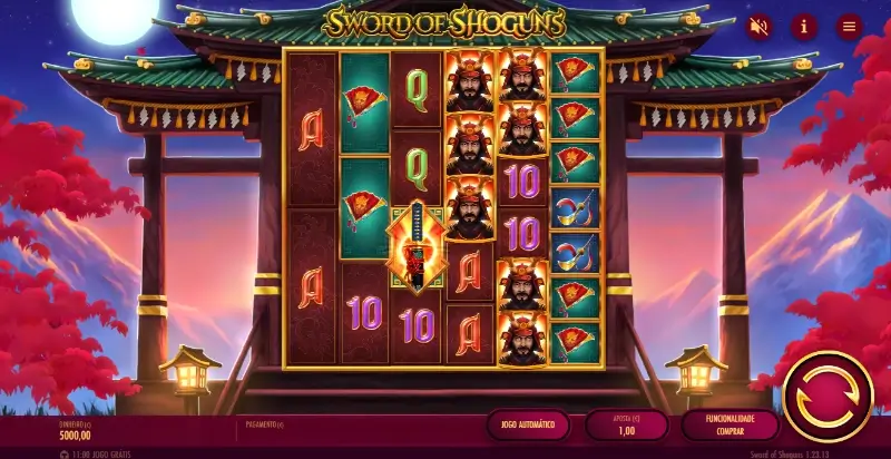 Sword of Shoguns slot machine