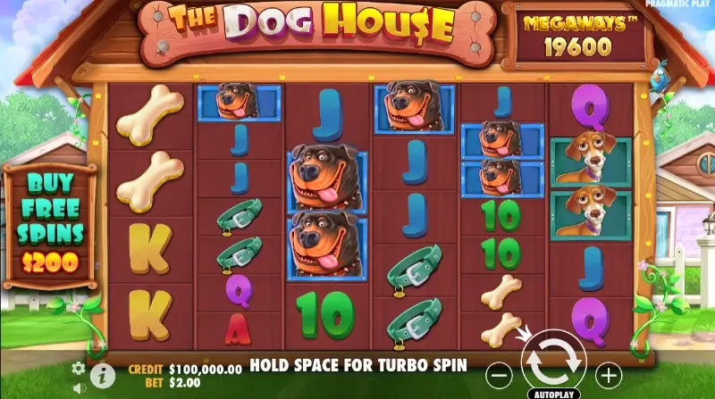 Slot machine The Dog House Megaways