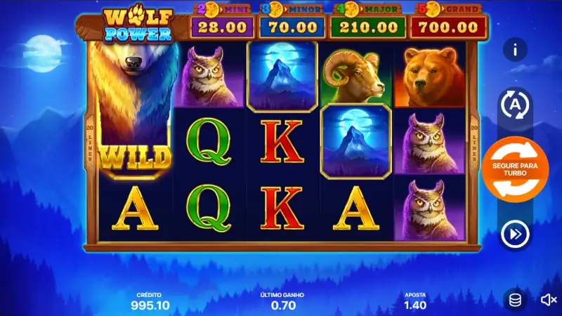 Slot machine Wolf Power - Hold & Win