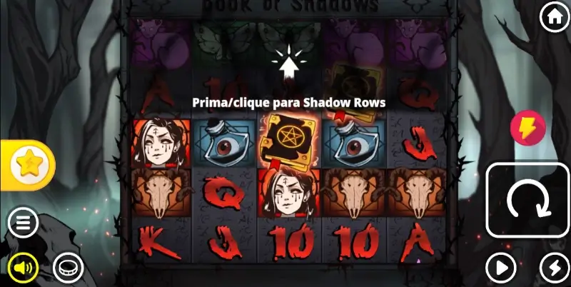 Slot machine Book of Shadows