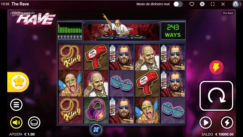 Slot machine The Rave
