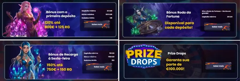 Promoções disponíveis na SlotGem
