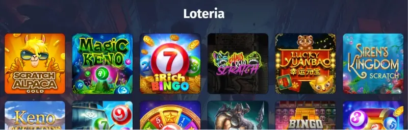 Página de loteria do casino da Spinlander