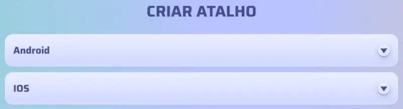 Criar atalho da Spinrollz App