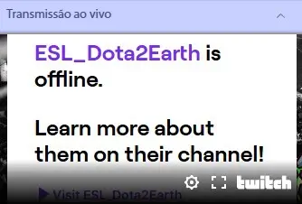 Mensagem de livstream de esports indisponível no Spinrollz
