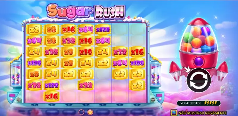 Tema da slot machine Sugar Rush