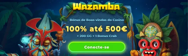 Bónus de casino do Wazamba com 1 bónus crab