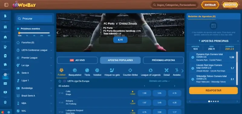 Página de apostas mundial 2026 na Winbay