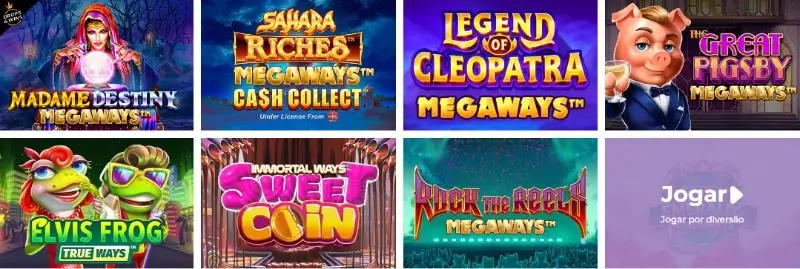 Jogos em versão de demonstração no Alf Casino