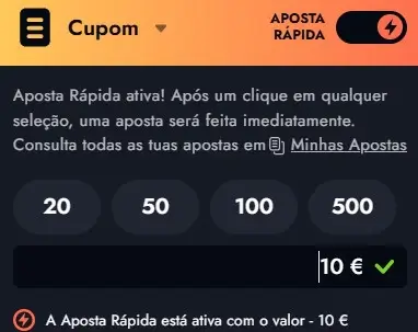 Aposta rápida na OscarSpin