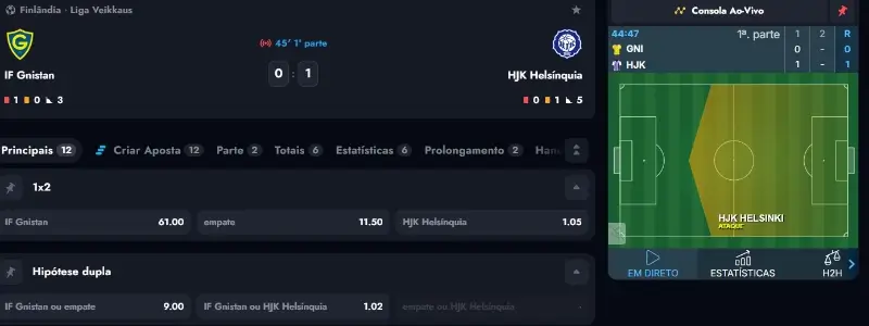Apostas ao vivo na OscarSpin