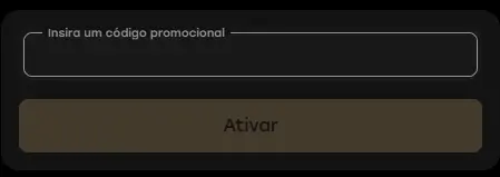 Ativação do código promocional da Fairspin