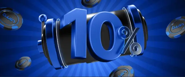 Bónus de cashback diário em slots de 10% até 200€ no Twin Casino