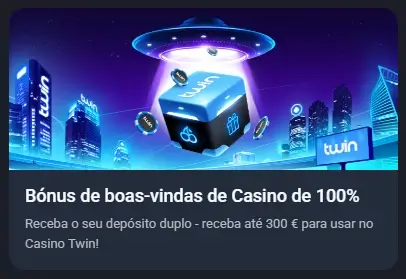 Bónus de boas-vindas para casino na Twin